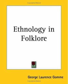 Paperback Ethnology in Folklore Book