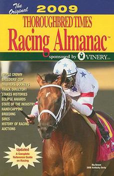 Paperback Thoroughbred Times Racing Almanac 2009 Book