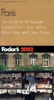 Paperback Fodor's Paris 2002 Book