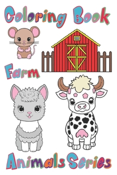 Paperback Coloring Book: Farm Animals Book