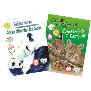 Paperback Nurtured and Nuzzled / Criados y acariciados Stroller-Bag Book Set Book