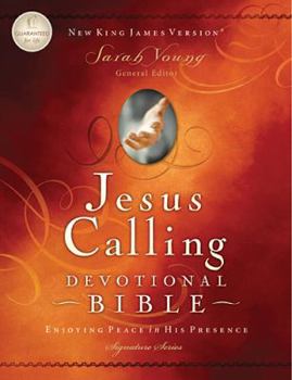 Hardcover Jesus Calling Devotional Bible: New King James Version, Enjoying Peace in His Presence Book