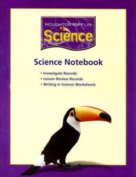 Paperback Houghton Mifflin Science: Notebook Consumable Level 3 Book