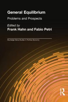 Paperback General Equilibrium: Problems and Prospects Book
