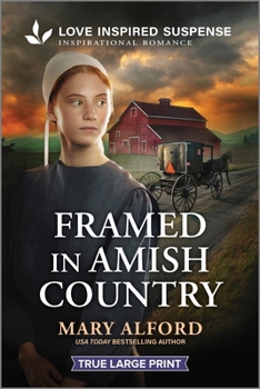 Paperback Framed in Amish Country [Large Print] Book
