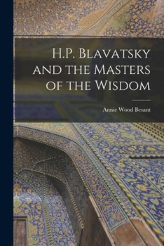 Paperback H.P. Blavatsky and the Masters of the Wisdom Book