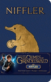 Hardcover Fantastic Beasts: The Crimes of Grindelwald: Niffler Ruled Pocket Journal Book