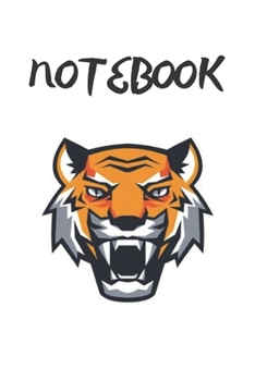 Paperback Notebook: Tiger Lined 110 Pages Size (6 x 9) Book