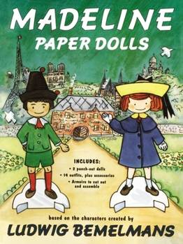 Paperback Madeline Paper Dolls Book