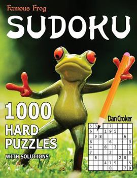 Paperback Famous Frog Sudoku 1,000 Hard Puzzles: A Sharper Pencil Series Book