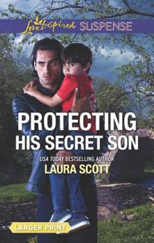 Mass Market Paperback Protecting His Secret Son [Large Print] Book