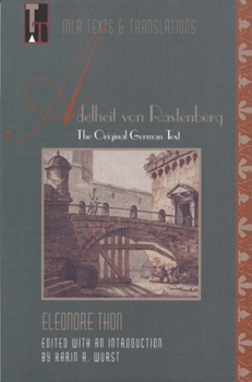 Paperback Adelheit Von Rastenberg: The Original German Text Book