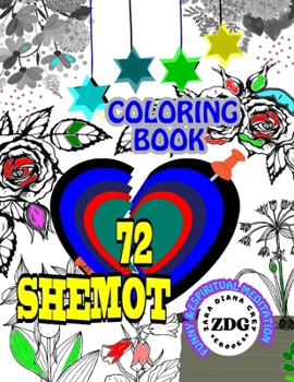 Paperback 72 Shemot Coloring Book: Funny Meditation! [Spanish] Book