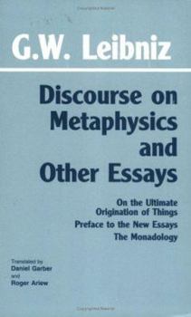 Hardcover Discourse on Metaphysics and Other Essays (Hackett Classics) Book