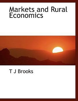 Paperback Markets and Rural Economics Book