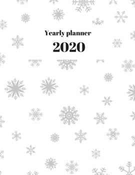 Paperback 2020 Yearly planner: nature themed calendar & organizer - 148 pages, 8,5" x 11" (version 25) Book