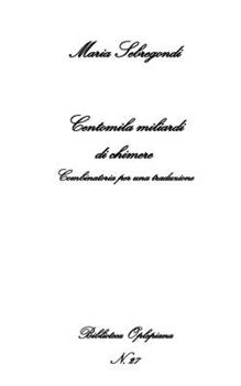 Paperback Centomila miliardi di chimere: Combinatoria per una traduzione [Italian] Book