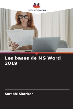 Paperback Les bases de MS Word 2019 [French] Book