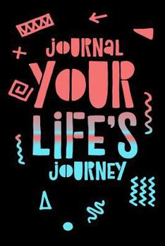 Journal Your Life's Journey: Abstract Watercolor, Lined Journal, 6 x 9, 100 Pages