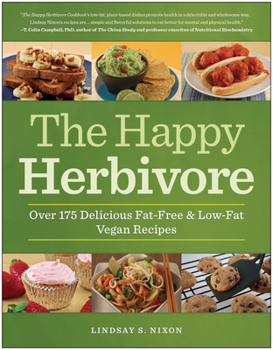 Paperback The Happy Herbivore Cookbook: Over 175 Delicious Fat-Free & Low-Fat Vegan Recipes Book