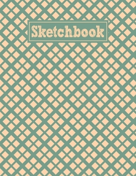 Paperback Sketchbook: 8.5 x 11 Notebook for Creative Drawing and Sketching Activities with Retro Themed Cover Design Book