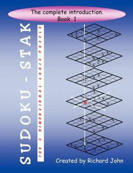 Paperback Sudoku-Stak: The 3-Dimensional Logic Puzzle -- Book 1 Book