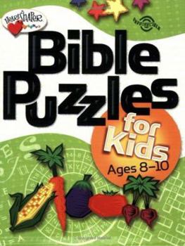 Paperback Bible Puzzles for Kids: Ages 8-10 Book