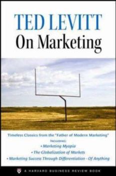 Paperback Ted Levitt on Marketing Book
