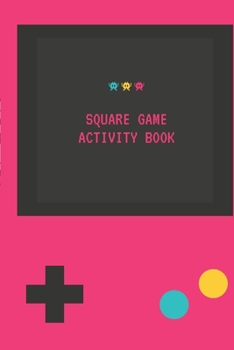 Paperback square game activity book: best game for two players Book