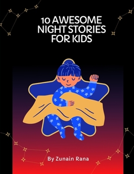 Paperback 10 Awesome Night stories for kids [Large Print] Book