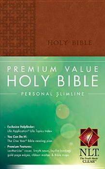 Imitation Leather Personal Slimline Bible-NLT Book