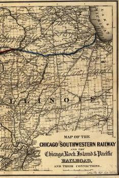 Paperback Chicago Vintage Map Field Journal Notebook, 100 pages/50 sheets, 4x6 Book