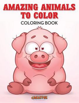 Paperback Amazing Animals to Color Coloring Book