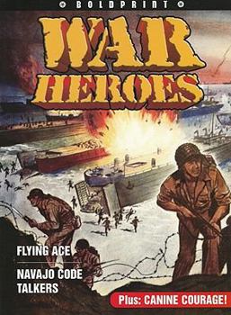 Paperback Steck-Vaughn Boldprint Anthologies: Individual Student Edition Blue War Heroes Book