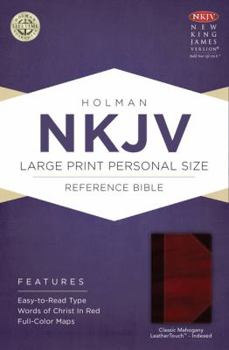 Imitation Leather Large Print Personal Size Reference Bible-NKJV [Large Print] Book