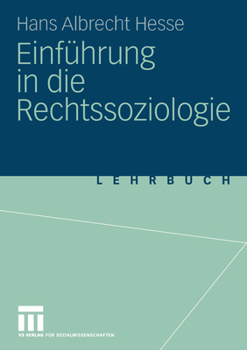 Paperback Einführung in Die Rechtssoziologie [German] Book