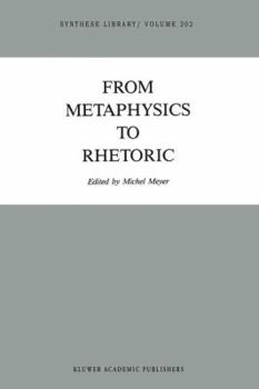 Paperback From Metaphysics to Rhetoric Book