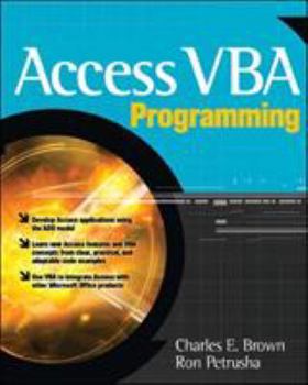 Paperback Access VBA Programming Book
