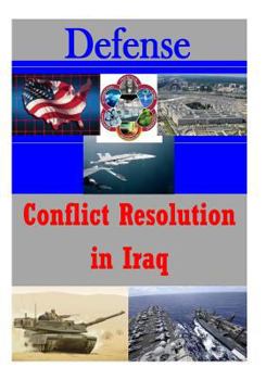 Paperback Conflict Resolution in Iraq Book