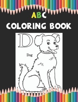 Paperback Abc Coloring Book: Great letter tracing practice for kids Book