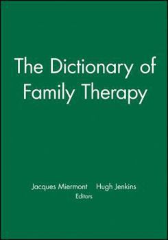 Hardcover Dictionary of Family Therapy Book