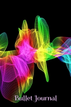 Bullet Journal: Thought Waves Design: a 100 page 6x9 dot grid notebook for creating whatever you desire