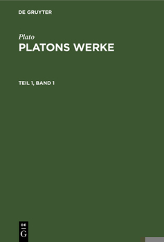 Hardcover Platons Werke [German] Book