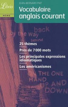 Paperback Vocabulaire Anglais Courant [French] Book