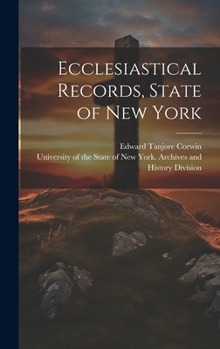 Hardcover Ecclesiastical Records, State of New York Book