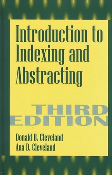 Hardcover Introduction to Indexing and Abstracting Book