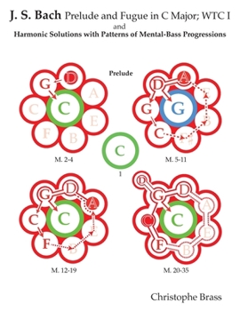 Paperback J. S. Bach Prelude and Fugue in C Major; WTC I: and Harmonic Solutions with Patterns of Mental-Bass Progressions Book