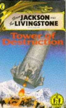 Paperback Tower of Destruction (Puffin Adventure Gamebooks) Book