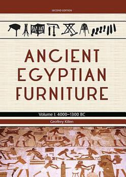 Hardcover Ancient Egyptian Furniture: Volume I - 4000 - 1300 BC Book