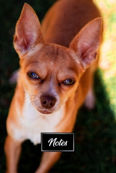 Chihuahua Dog Pup Puppy Doggie Notebook Bullet Journal Diary Composition Book Notepad - Small Eyes: Cute Animal Pet Owner Composition Book with 100 Dotted Dot Grid Paper Pages in 6” x 9” Inch
